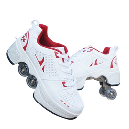 Four-Wheel Dual-Use Skating Shoes