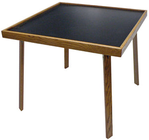 Kestell 35" Folding Domino Table - Oak