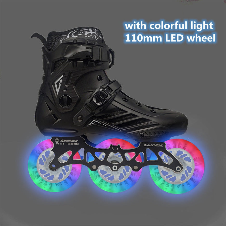 LED Roller Skate Shoes - 3 Wheels Inline