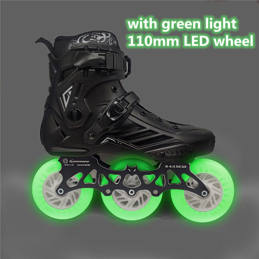 LED Roller Skate Shoes - 3 Wheels Inline