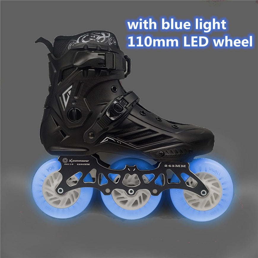 LED Roller Skate Shoes - 3 Wheels Inline