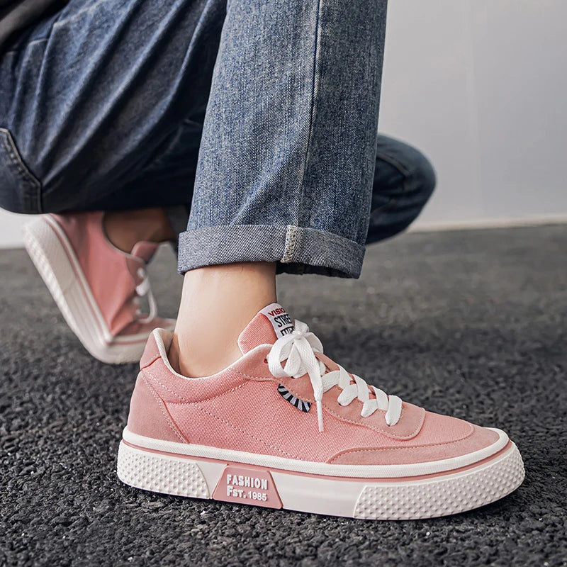 Unisex Canvas Sneakers Wear-Resistant Shoes