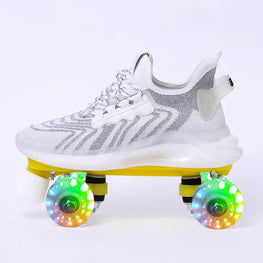 Mesh Knitted LED Roller Skates 2