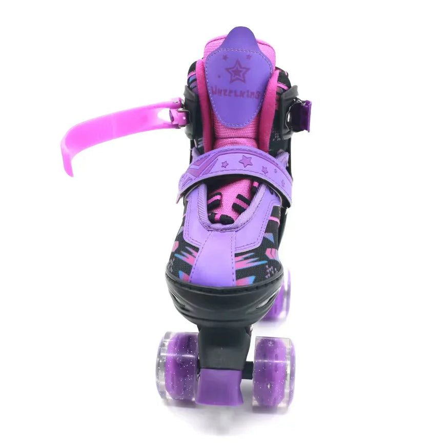 Kids Roller Skating Shoes Purple 3