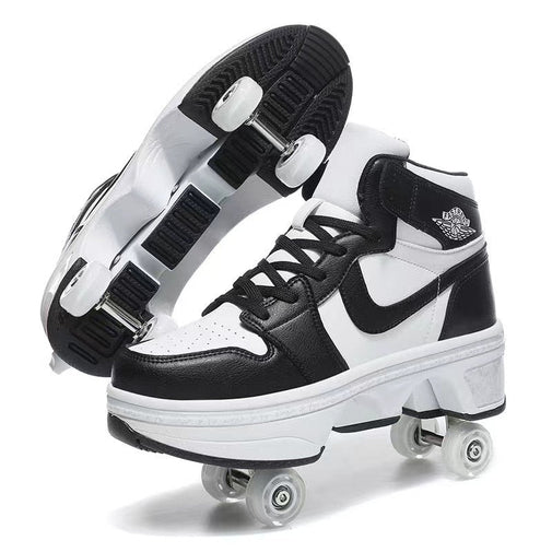 Four-Wheel Retractable Roller Skates Shoes