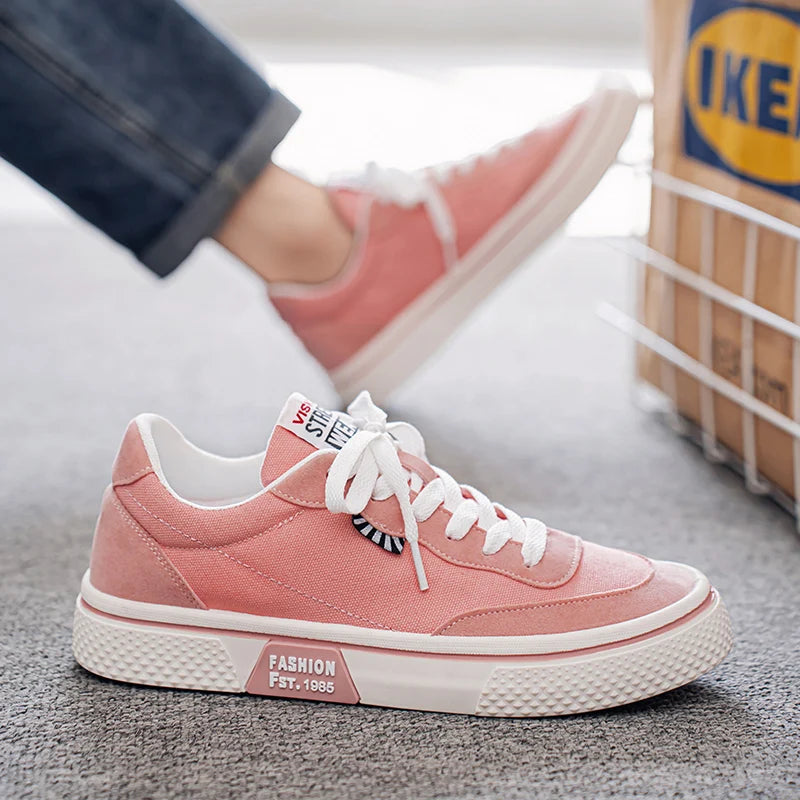 Unisex Canvas Sneakers Wear-Resistant Shoes