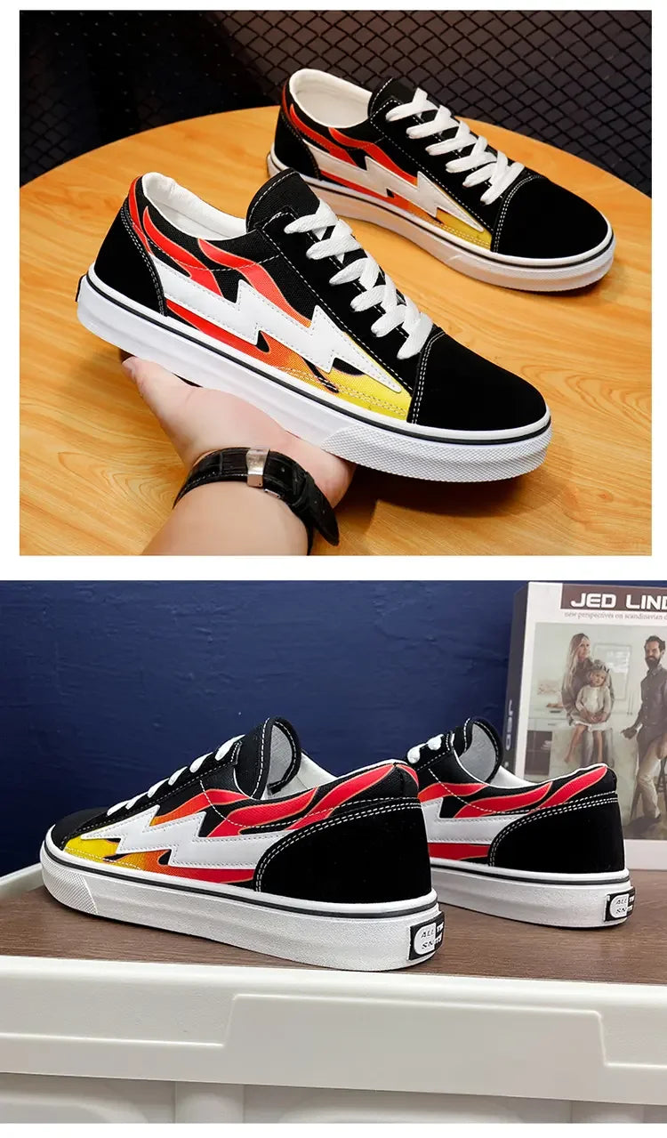 Canvas Tennis Shoes Casual Walking Sneakers