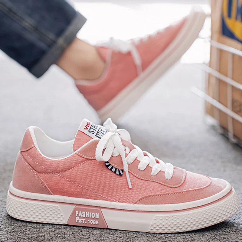 Unisex Canvas Sneakers Wear-Resistant Shoes