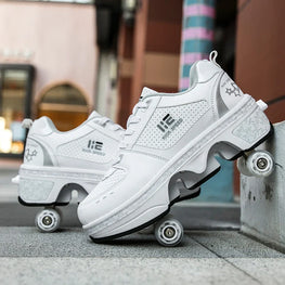 Dual Purpose Roller Skating Deformation Shoes 2