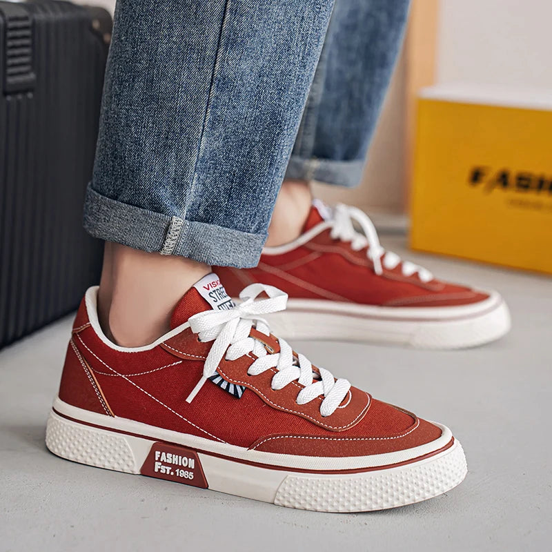 Unisex Canvas Sneakers Wear-Resistant Shoes