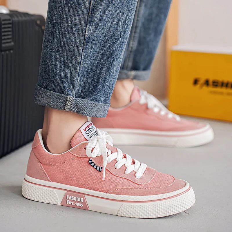 Unisex Canvas Sneakers Wear-Resistant Shoes