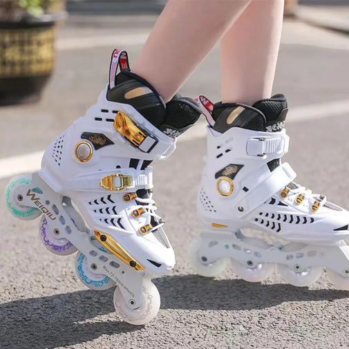 Professional Flat Inline Roller Skates for Men & Women 2