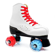 Quad Leather Roller Skates for Men Women