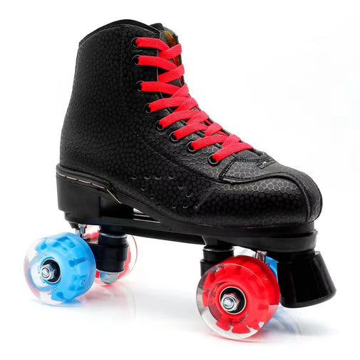 Quad Leather Roller Skates for Men Women 2