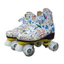 Outdoor Roller Skates for Women & Men - Graffiti Printed