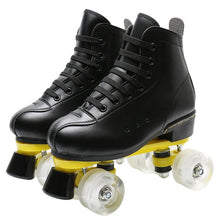 Outdoor Roller Skates for Women & Men - Black & White