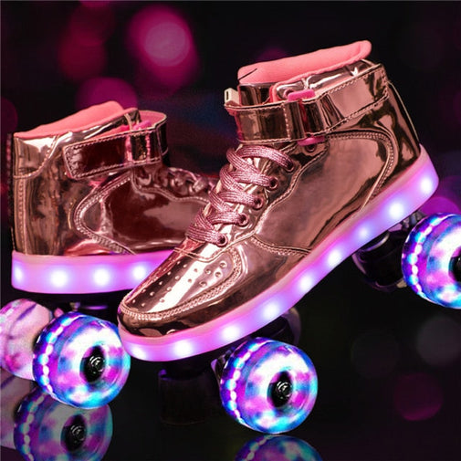 Outdoor Roller Skates for Women & Men - LED 1