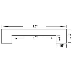 RAM Game Room 72" Bar