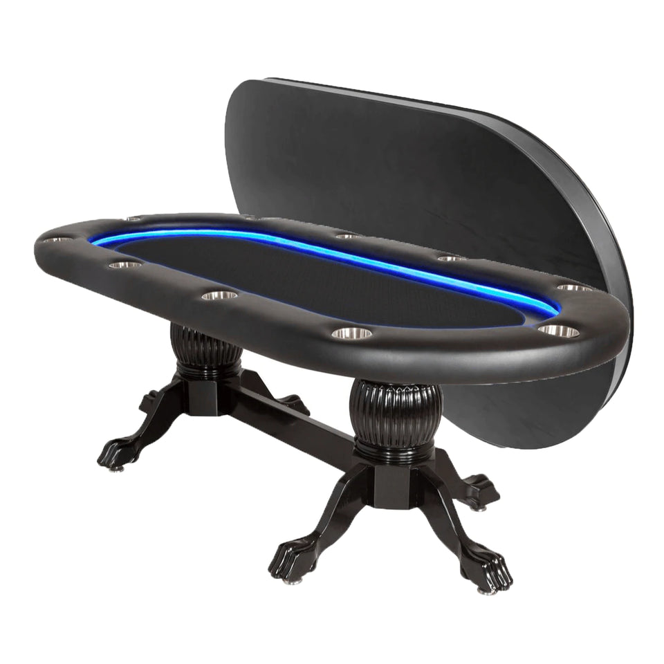 BBO Poker Tables Elite Alpha LED Oval Poker Table 13