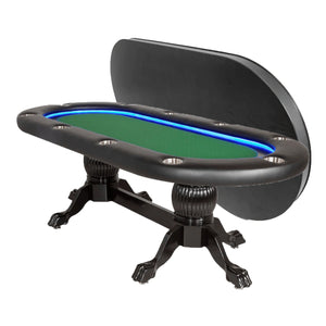 BBO Poker Tables Elite Alpha LED Oval Poker Table 15