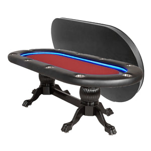 BBO Poker Tables Elite Alpha LED Oval Poker Table 19